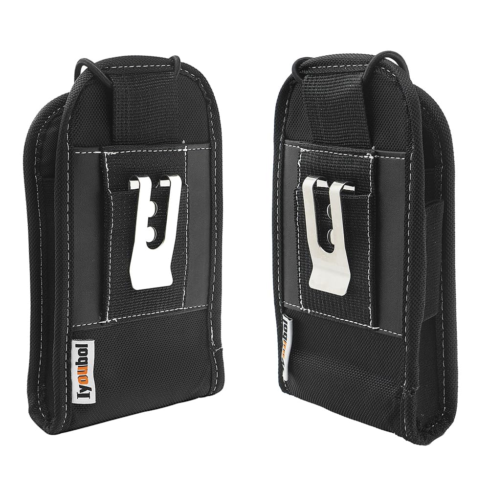 TC51 TC70 Scanner Holster Rugged Carrying Case Pouch for Symbol TC52 TC56 TC57 TC53 TC58 TC72 TC75 TC77 TC20 TC25 Handheld Barcode Scanner Mobile Computer,Vertical Leather Case with Metal Belt Clip