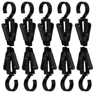 pmsanzay 10 pack large lights clips hooks,rv trailer party light holder, camper awning lights hanger for tent photo display indoor outdoor decoration holiday party decor