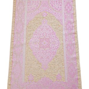 ihvan online Prayer Gift Set for Hajj and Umrah, Muslim Prayer Rug, Prayer Mat, Beads Taasbih, Holy Quran Translated English, Muslim Praying Mat, Islamic Gift Set for Ramadan & Eid, Pink