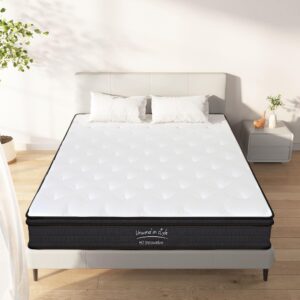 Mattress King Size,10 Inch King Mattress in a Box With Gel Memory Foam,King Mattress Individually Pocketed Innerspring,Medium Firm for Pressure Relief,Back Pain Relief,120 Nights Risk-Free Trial