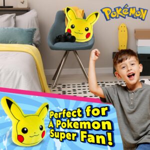 Pokemon 3D Pikachu Cushion Plush for Bed, Bedroom Accessories - Anime Gifts