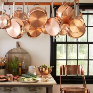 Martha Stewart Martha 8" Stainless Steel Saute Fry Pan - Copper Exterior/Satin Interior