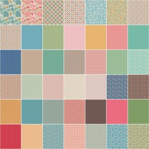 Lori Holt Mercantile 5" Stacker 42 5-inch Squares Charm Pack Riley Blake Designs 5-14380-42