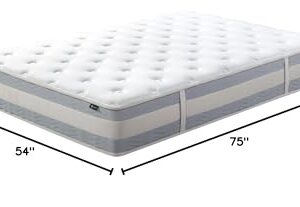 ZINUS 12 Inch Cooling Comfort Support Hybrid Mattress [New Version], Full, Fiberglass Free, Medium Plush, Cooling Motion Isolation, Certified Safe Foams & Fabric, Mattress in A Box