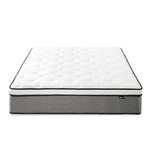 ZINUS 12 Inch True Support Hybrid Mattress [New Version], Full, Fiberglass Free, Medium Feel, Motion Isolation, Certified Safe Foams & Fabric, Mattress in A Box