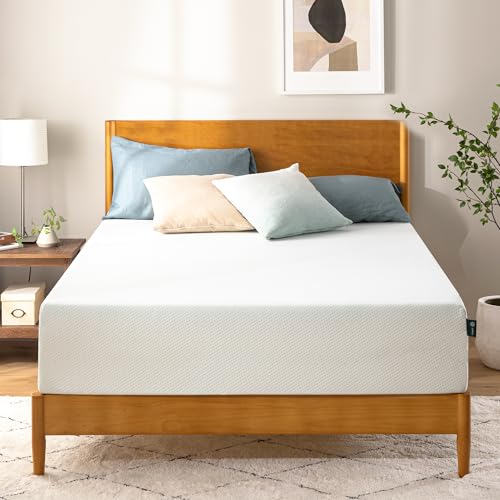 ZINUS 12 Inch Green Tea Memory Foam Mattress [New Version], California King, Fiberglass free, Medium Firm Feel, Zoned Pressure Relief, Certified Safe Foams & Fabric, Mattress in A Box