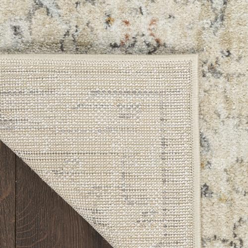 Nourison Oushak Home Traditional Cream 4'1" x 5'11" Area -Rug, Easy -Cleaning, Non Shedding, Bed Room, Living Room, Dining Room, Kitchen (4x6)