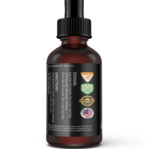 RestoraPet PM Formula Organic Wellness Oil Dogs and Cats 600mg Anti-Inflammatory Liquid Drops Promote Joint Pain Relief and Mobility with Organic Turmeric Curcumin CoQ10 – Bacon Flavor 2 oz.