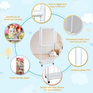 Raifenc Stuffed Animal Zoo Storage Box, Suitable As A Kindergarten Birthday Gift, Can Also Be Used As A Stuffed Animal Cage And A Stuffed Animal Jail, Suitable For Bedrooms And Children'S Playroom