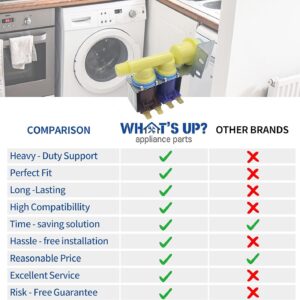 [What's Up?]WP12544002 Valve WP12544002 (K-74962) NEW OEM Produced for Whirlpool Refrigerator Water Valve Replacement Part - Compatible with 8171096 915068 AH2007678 EA2007678 PS2007678 WP12544002