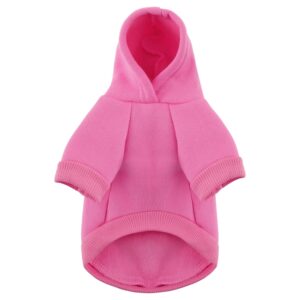 Paiaite Pink Chihuahua Dog Hoodie: Keep Your Pup Warm and Stylish with a 'The Dog Face' Printed Sweatshirt, Pet Clothes, and Sweater Coat All in One Perfect for Winter and Cool Summer Nights! Pink M