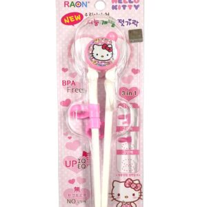 LENITH Cute Cat Brain Training Helper Chopsticks for Right Handed