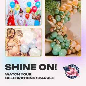 Balloon Shine Spray - Quick Drying High Shine Balloon Spray Formula for Vibrant Latex Balloons - USA Made Glossy Finish Spray for Balloons to Shine and Last Longer - Refined Sparker Solutions