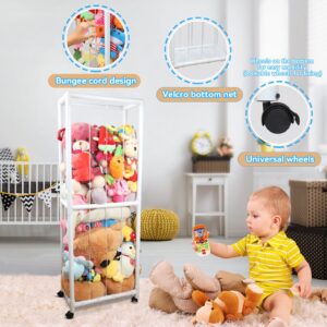 Raifenc Stuffed Animal Zoo Storage Box, Suitable As A Kindergarten Birthday Gift, Can Also Be Used As A Stuffed Animal Cage And A Stuffed Animal Jail, Suitable For Bedrooms And Children'S Playroom