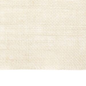 CleverDelights 20 Inch Ivory Burlap Squares - 4 Pack - Jute Burlap Fabric - Finished Edges - 20" x 20"