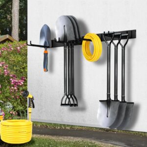 TTzycc Folding Chair Storage Rack for Chair Organization and Garage Wall Mount Storage, Garden Tool Rack Organizer (2 Pack)