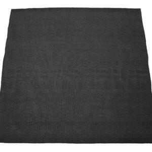 CleverDelights 48 Inch Black Burlap Square - Jute Burlap Fabric - Finished Edges - 48" x 48"