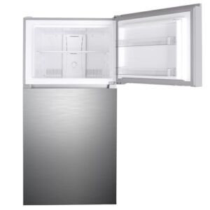 Kenmore 30 in. 18.2 cu. ft. Capacity Refrigerator/Freezer with Adjustable Glass Shelving, Humidity Control Crispers, Gallon Door Bins, ENERGY STAR Certified, Fingerprint Resistant Stainless Steel