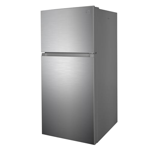 Kenmore 30 in. 18.1 cu. ft. Capacity Refrigerator/Freezer with Adjustable Glass Shelving, Humidity Control Crispers, Ice Maker, ENERGY STAR Certified, Fingerprint Resistant Stainless Steel