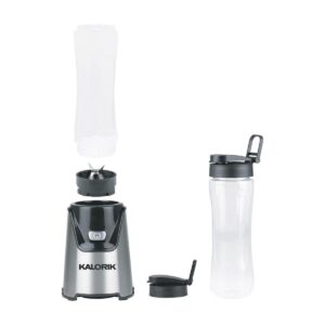 PERSONAL BLENDER WITH 2 TRITAN BOTTLES, STAINLESS STEEL (Renewed)