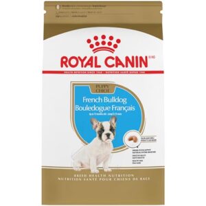 royal canin french bulldog puppy dry dog food, 10.5 lb bag