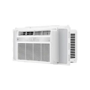 LG LW6024RSMX Window Air Conditioner, Wi-Fi Enabled w/Remote, for Small Room (260 Sq.Ft.), Quiet Operation, 115V, 6,000 BTU, White