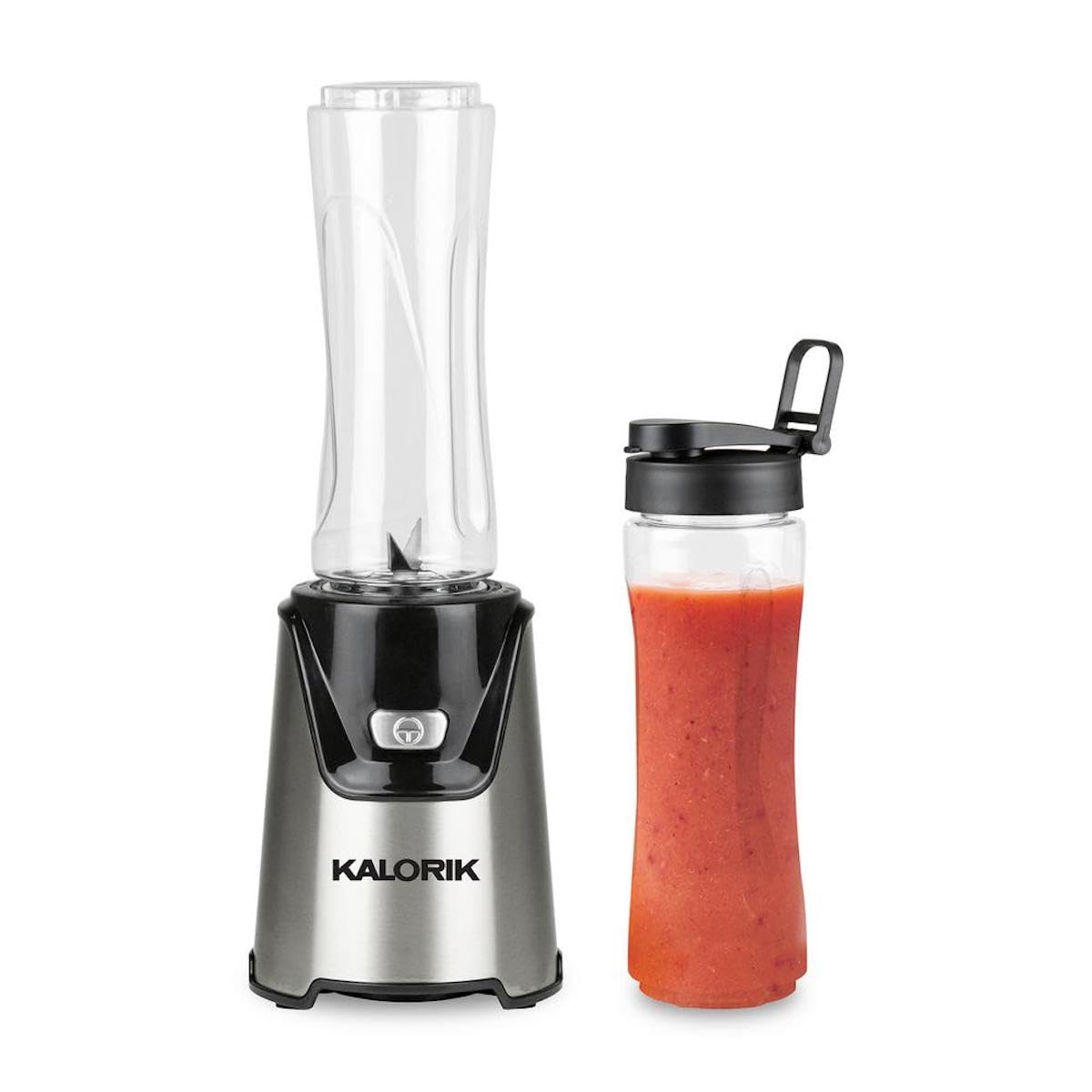 PERSONAL BLENDER WITH 2 TRITAN BOTTLES, STAINLESS STEEL (Renewed)