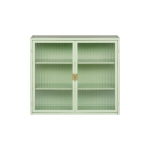 spoflyinn removable wooden wall cabinet double windowpane glass doors bathroom wall cabinet over the toilet adjustable shelves green iron+tempered glass 1 pho_10zu rectangular