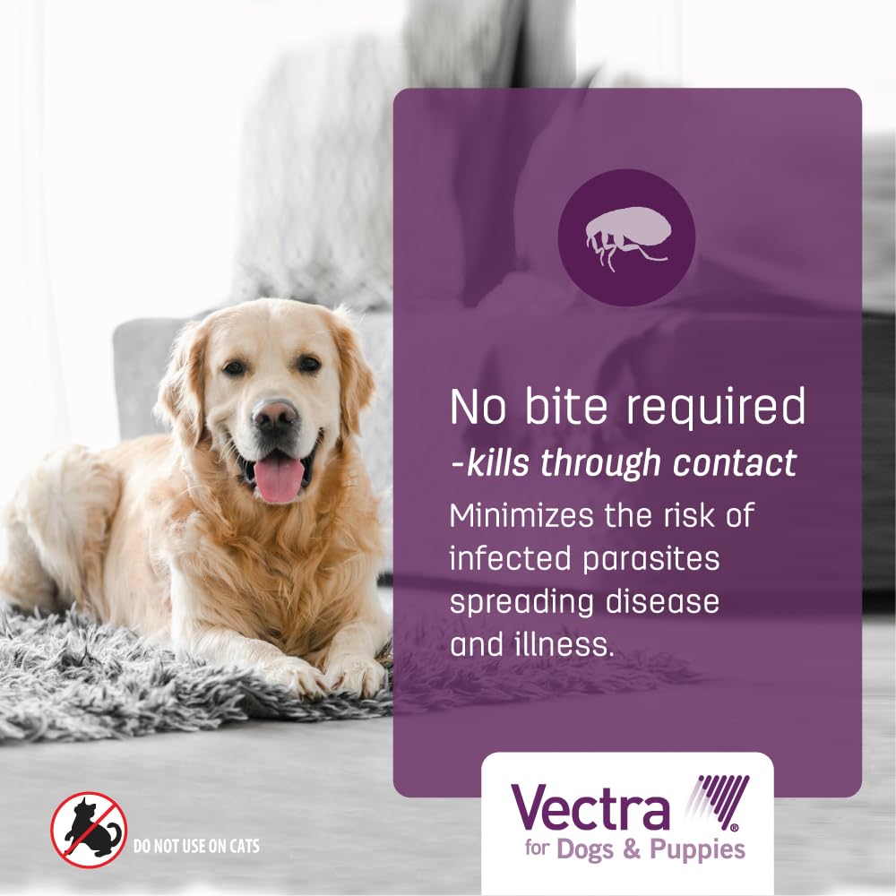 Vectra® for Dogs & Puppies Flea Treatment & Prevention for Small Dogs (11 – 20 lbs.) 6-Month Supply