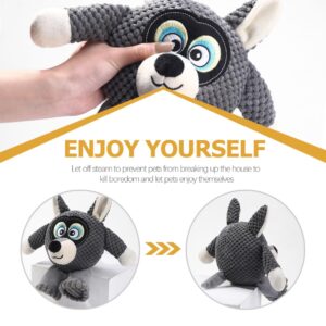 ABOOFAN Sounding Pet Toys Plush Chewing Toy Dogs Training Plush Toy Outdoor Dog Toys Chuck it Balls pet Interactive Toy Dog Squeaky Plush Toys Dogs Training Toy Dog Teething Toy Cute bite