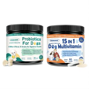 probiotics for dogs digestive health with dog multivitamin powder