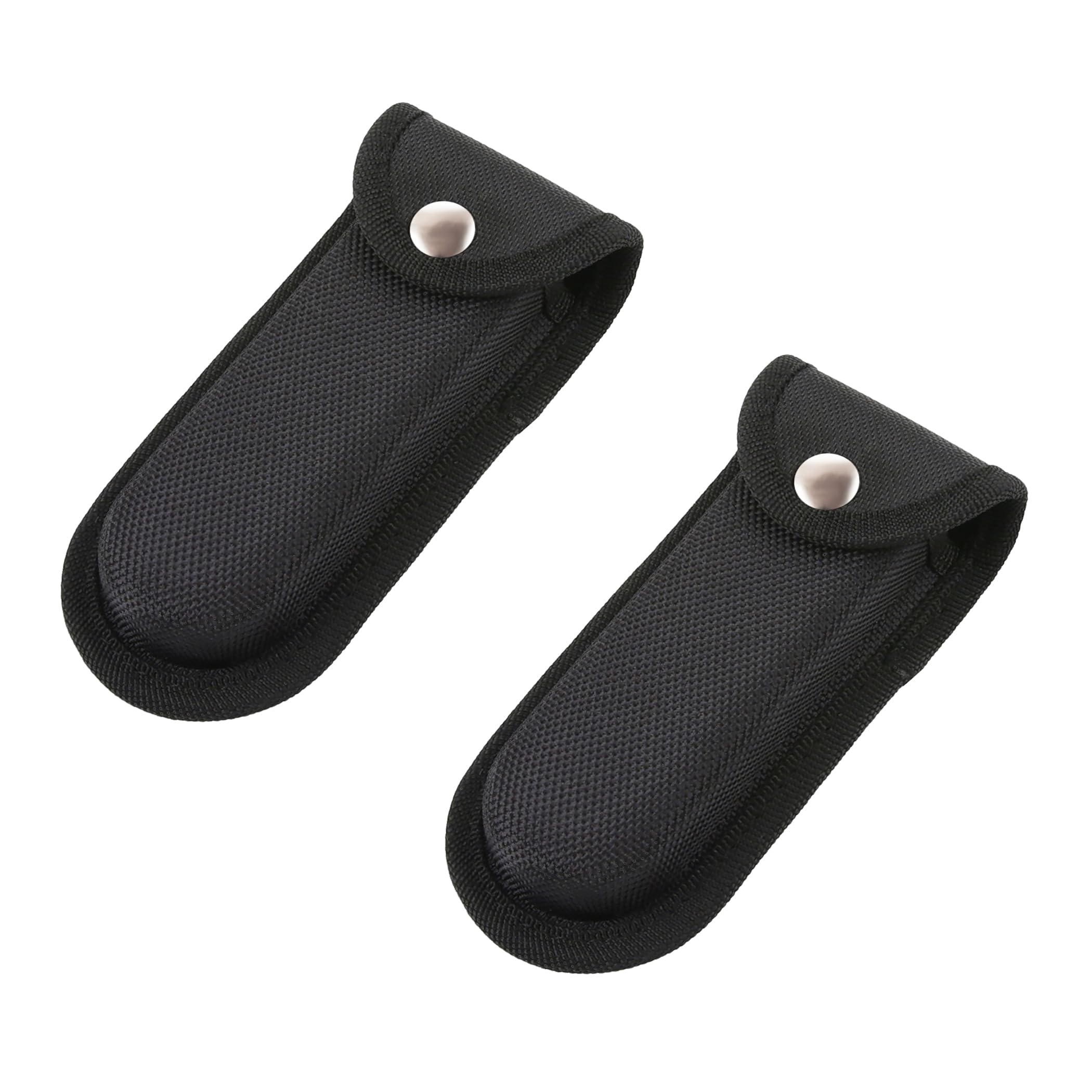 2Pcs Nylon Pouch with Belt Loop for 5.1inch/13cm Multitool,Knife Sheaths for 5.1inch/13cm Folding Knife,Nylon Case for Leatherman Tool,Pocket Knife Holder Holster(Large Size)