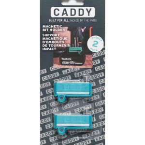 Caddy Fits Makita | 2-Pack | Magnetic Drill Bit Holder - Cordless Tools, Impact Drivers, Cordless Drill - Fits Both Left and Right Side of Driver - Hold 5 Bits Easily