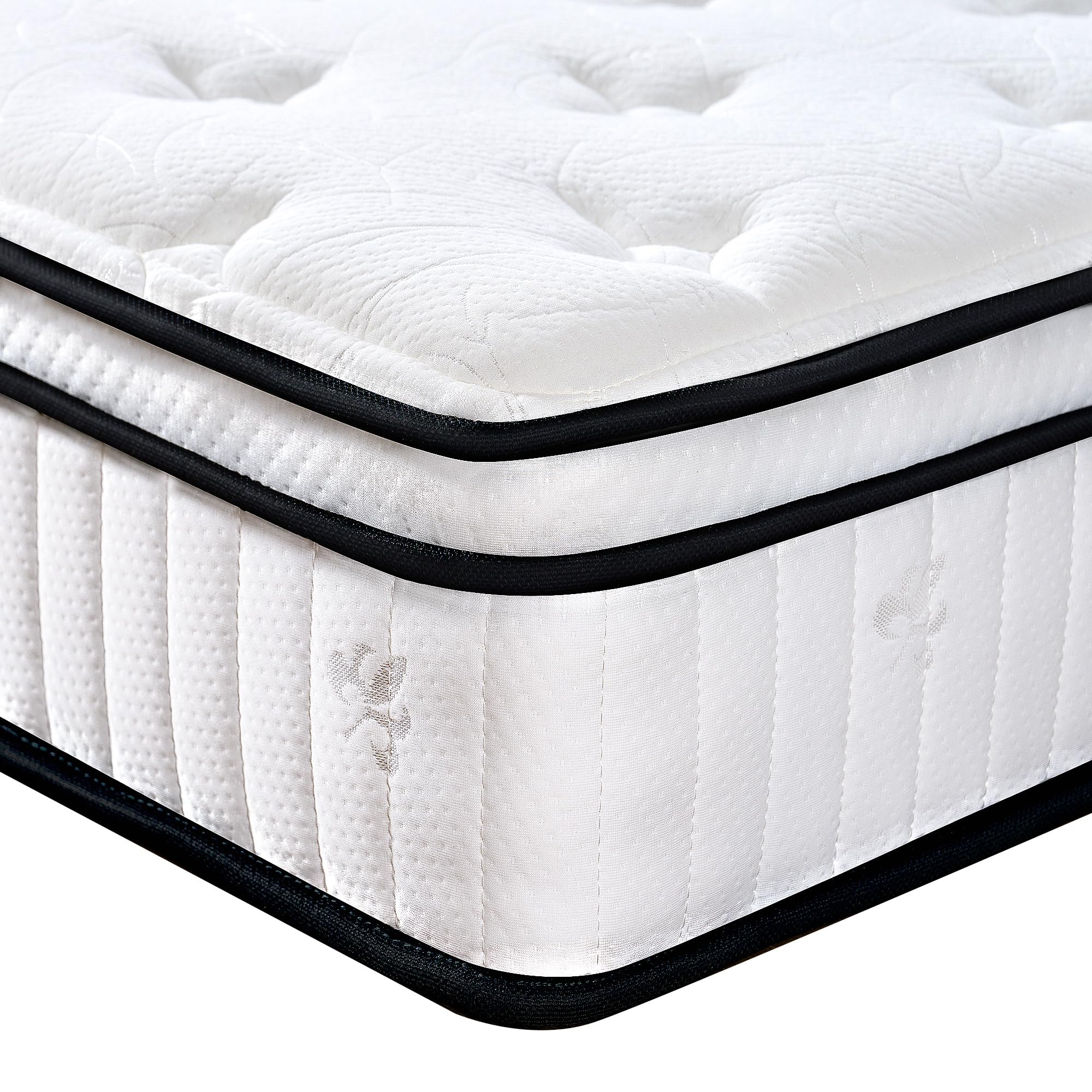 SogesSleep Full Size Mattress, 10 Inch Hybrid Full Size Mattress in a Box, Individual Pocket Spring Bed Mattress, Medium Firm Mattress for Pressure Relief, Strong Edge Support, CertiPUR-US