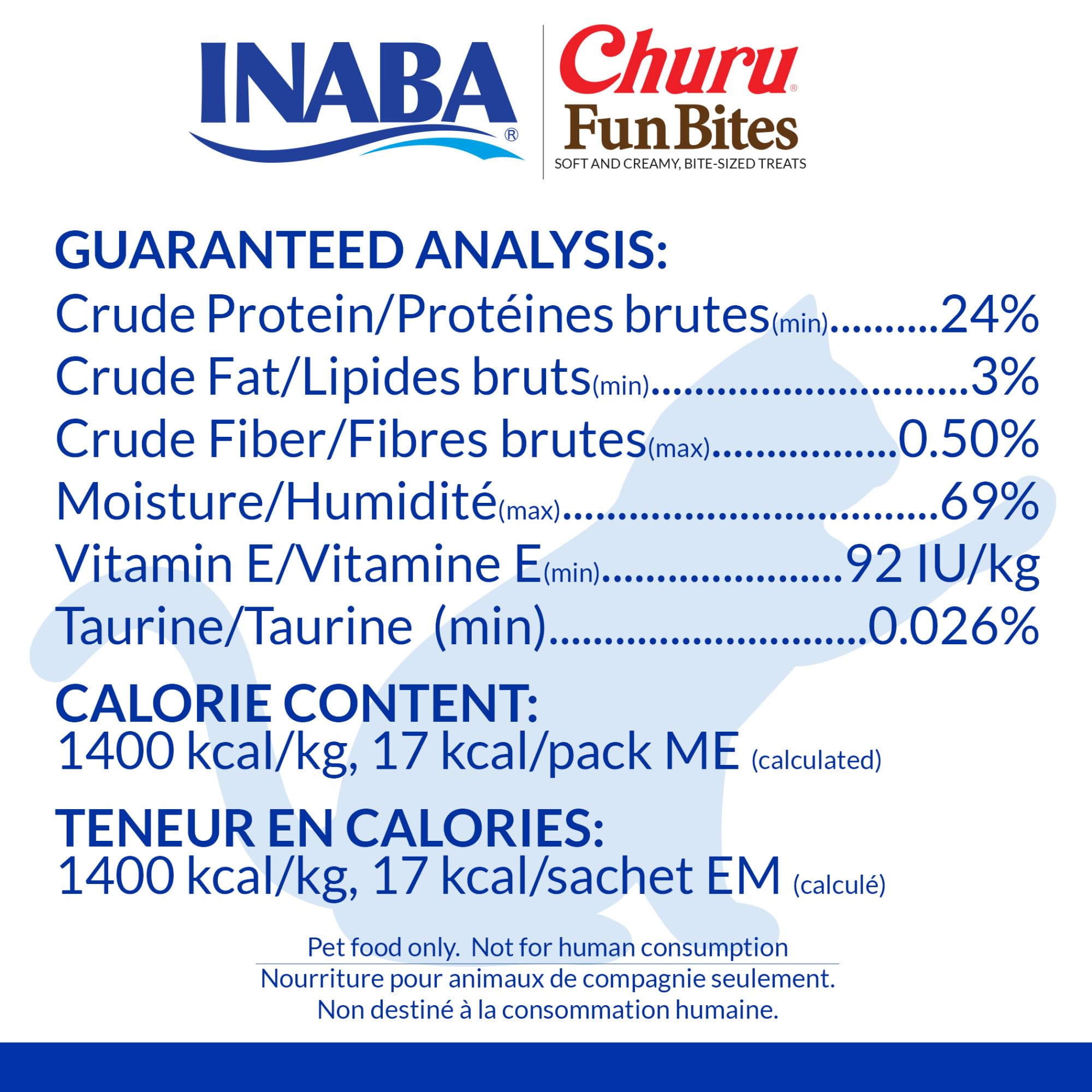 INABA Churu Fun Bites for Cats, Soft & Chewy Baked Chicken Wrapped Filled Cat Treats with Taurine, 0.42 Ounces Each Tetra, 18 Tetras (3 per Bag), Chicken Recipe