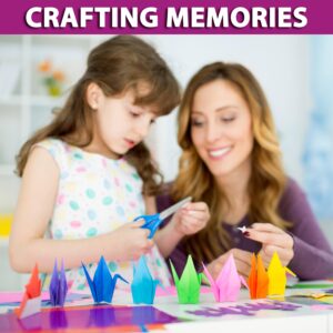 Origami Paper Kit - 50 Projects, 450 Sheets of Colored and Patterned Paper - Hours of Creative Fun for Kids and Adults