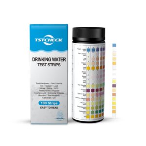 16 in 1 drinking water test strips, tds meter, ph tester, hardness tester, chlorine, copper, iron, lead, water quality test kit for home and lab use