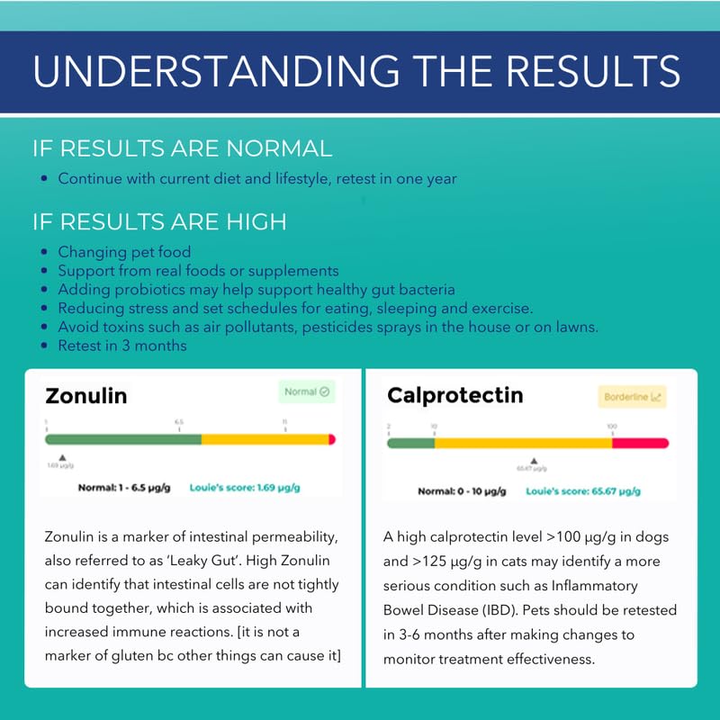 Innovative Pet Lab Basic Gut Health Test Kit for Dogs & Cats - at-Home Stool Test for Underlying Digestion & Immune Symptoms Like Diarrhea, Mood, Itchy Skin, GI Discomfort - Easy Non-Invasive Testing