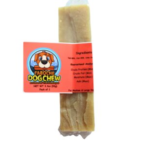 taboche dog chew- yak cheese - all natural & organic- long lasting- a flavor of the himalayas - large - 3.3 oz (93g) - pack of 1