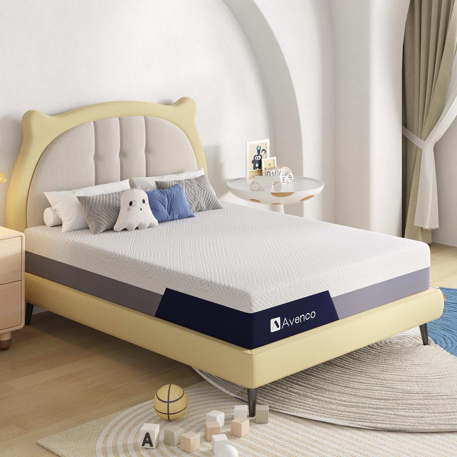 Avenco Full Size Mattress, 8 Inch Gel Memory Foam Mattress Full, Mattress in a Box for Fresh Sleep, Pressure Relief, Medium Firm Mattress with Motion Isolation