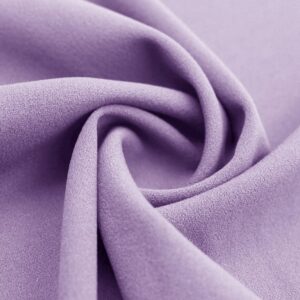 texco inc 2-way stretch solid scuba crepe techno knit poly spandex, apparel fabric, diy projects, lilac 2 yards