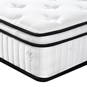 HEMERA Full Mattress, 10 Inch Hybrid Mattress in a Box, Individually Pocket Springs Bed Mattress, Full Size Mattress CertiPUR-US Certified, Pressure Relief & Supportive, Medium Firm, 75"*54"