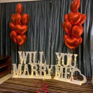 Red Heart Balloons Red I LOVE YOU Balloons for Romantic Love Valentines Day Decorations Bridal Shower Wedding Party Decorations