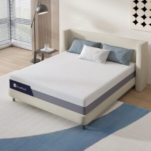 Avenco King Size Mattress, 12 Inch Gel Memory Foam Mattress King for Fresh Sleep & Pressure Relief, Medium Firm Mattress with Motion Isolation, Mattress in a Box