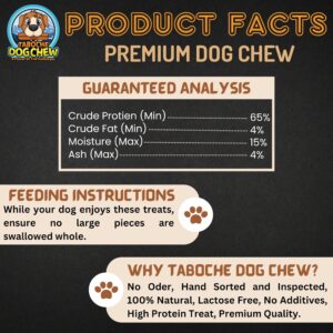 Taboche Dog Chew- Yak Cheese - All Natural & Organic- Long Lasting- A Flavor of The Himalayas - Large - 3.3 oz (93g) - Pack of 1