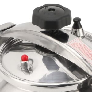 Aluminum Alloy Pressure Cooker, Durable Fast Cooking ExplosionProof Pressure Cooker for Home (3L)