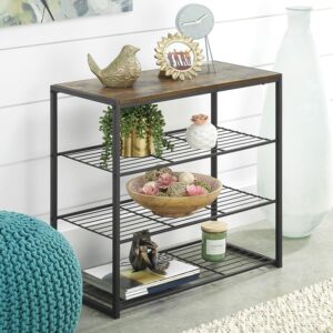 Whitmor Modern Industrial 4-Tier Storage Shelves