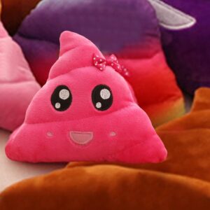 ABOOFAN Plush Toy Plush Pillow Soft Plush Poop Pillow Pink Plush Cushion Plush Pad