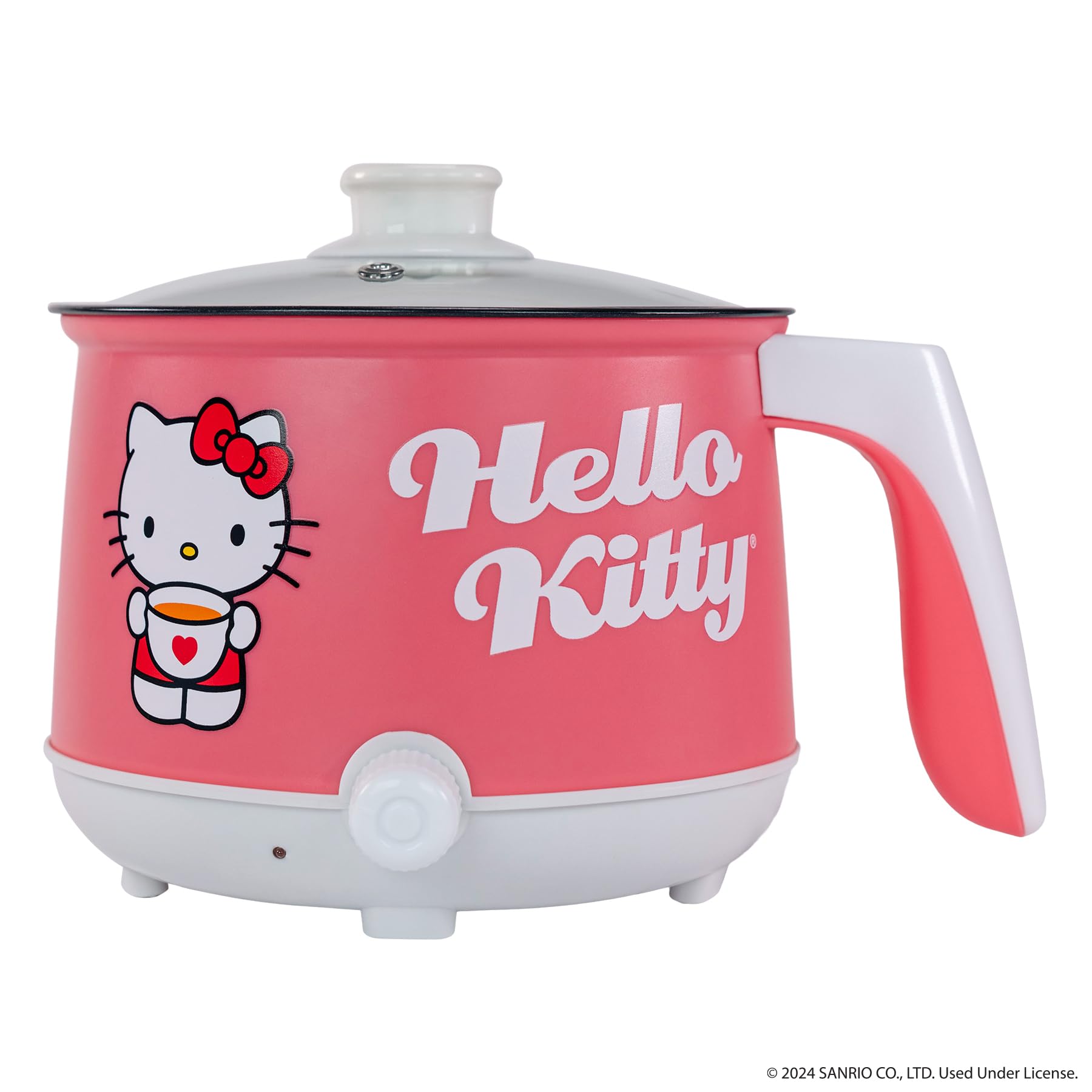 Uncanny Brands Hello Kitty Hot Pot with Ramen Bowls - Cook with Your Favorite Kitty Character