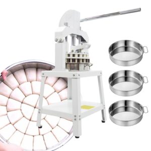 intsupermai dough divider cutter machine 36pcs manual dough divider rounder 3 pans hydraulic dough equal cutter divider cutting machine 1.06oz-5.64oz one piece